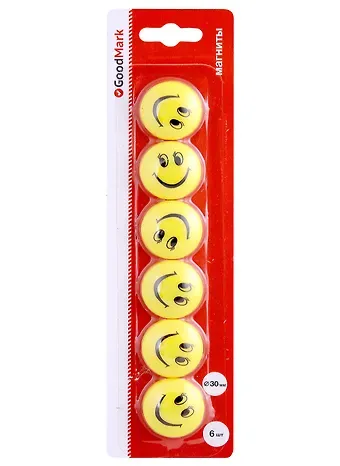 Магниты 6 штук 30мм 