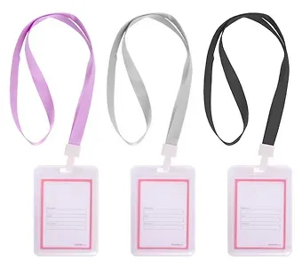 Бейдж 70*100 вертикальный, на шнурке, ассорти