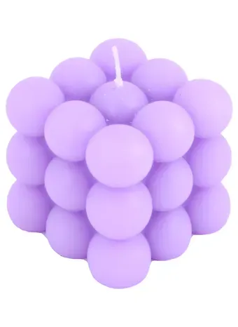 Свеча ароматическая Bubble (5,5х5,5) (ПВХ бокс)