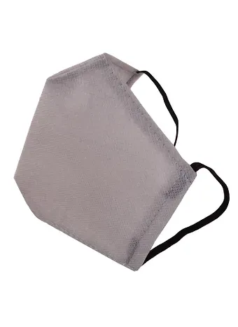 Маска защитная для лица (200х135мм) (р-р M) (спанбонд) (графитовая)