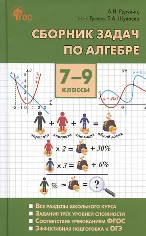 Александр Николаевич Рурукин, Елена Акимовна Шуваева, Наталья Николаевна Гусева Сборник задач по алгебре. 7-9 классы