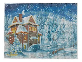 Алмазная мозаика классическая с подрамником с полным заполнением 