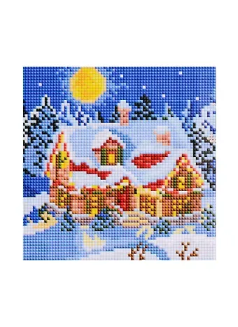 Алмазная мозаика блестящая с подрамником с полным заполнением 