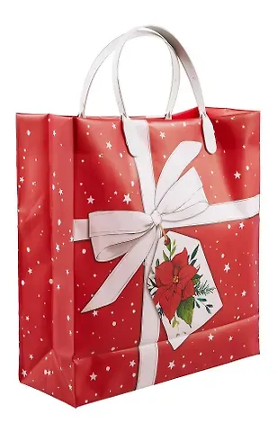 Пакет подарочный пластик А5 ассорти НГ