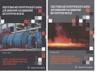 Подготовка металлургического сырья для доменной и бездоменной металлургии железа. Том 1. Том 2 (комплект из 2 книг)