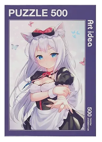Пазл 500 Аниме девушка с ушками (47х33см) (3+) (коробка) (Art idea)