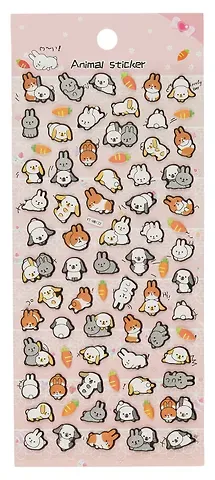 Наклейки Зайка, PVC