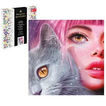 Набор для творчества. Алмазная мозаика Phoenix plus на подрамнике 