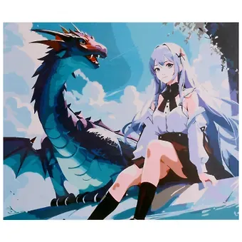 Холст с красками по номерам 