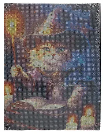 Алмазная мозаика с подрамником, с полным заполнением 