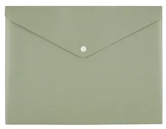 Папка-конверт А4 на кнопке пластик 0,30мм, ассорти