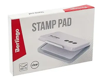 Штемпельная подушка неокрашенная 105*73мм, металл