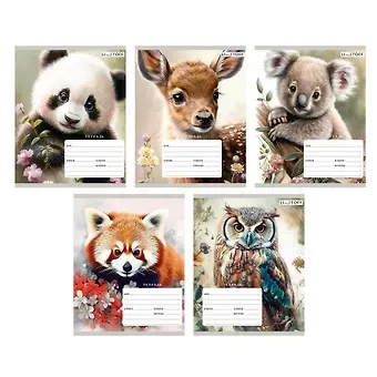 Тетрадь в клетку Listoff, 