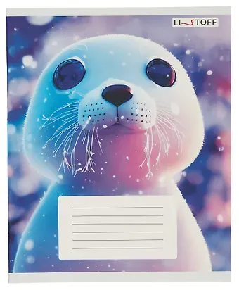 Тетрадь в клетку Listoff, 