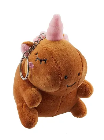 Брелок Капибара-единорог (текстиль) (11см) (12-0727-P1)