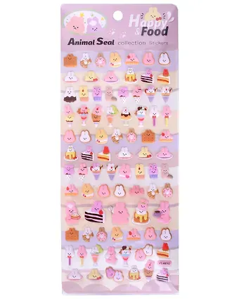 Наклейки Зайки (11-21285-1372) (упаковка) Bookvalno