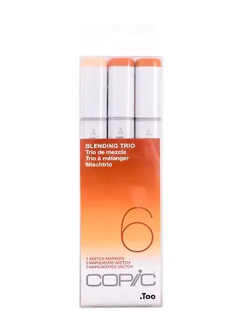 Набор маркеров Copic Sketch Blending Trio 6 3цв