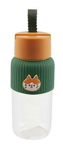Бутылка с силиконовой накладкой Котик (стекло) (460 мл) (12-07229-GJ75A)