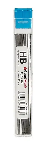 Грифели 0,7 мм HB, 10 штук