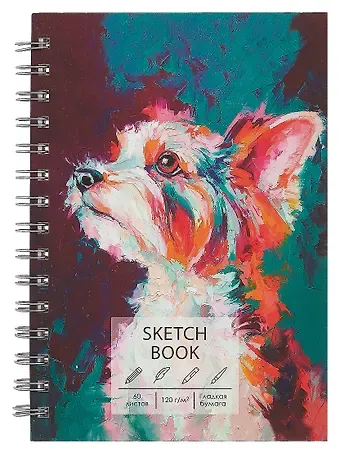 Скетчбук А5 60л 