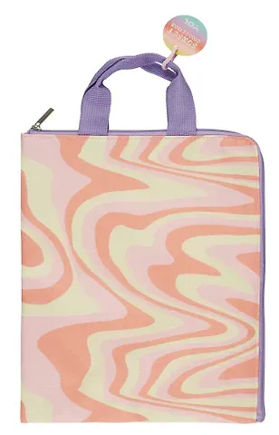 Папка для тетрадей Yoi, Sunset, на молнии с ручкой A4