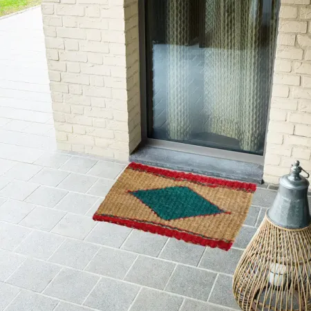 Коврик декоративный кокос Velcoc Flamenco 3 40x70 см цвет разноцветный