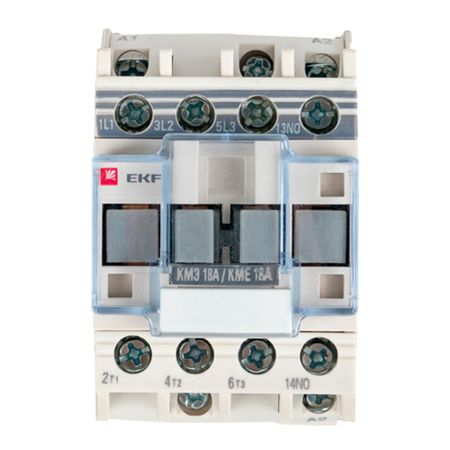 Контактор малогабаритный EKF PROxima КМЭ 220 В 18 А тип AC 1НО (ctr-s-18-220)