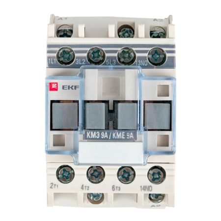 Контактор малогабаритный EKF PROxima КМЭ 220 В 9 А тип AC 1НО (ctr-s-9-220)