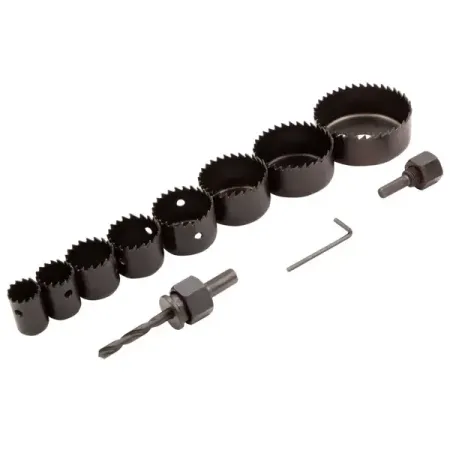 Набор коронок по дереву Matrix 70473 19-64 мм, 11 пред.