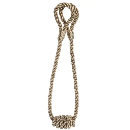 Подхват для штор Шишка 167 60 см металл цвет бежевый