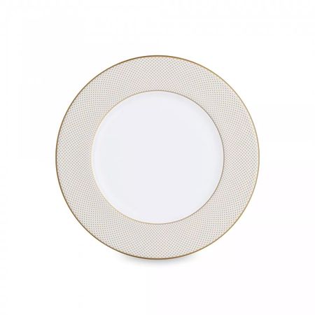 Тарелка пирожковая Narumi Золотая паутина 16 см, фарфор костяной