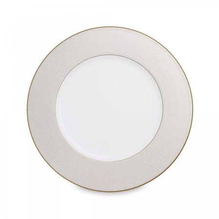Тарелка обеденная Narumi Золотая паутина 27 см, фарфор костяной
