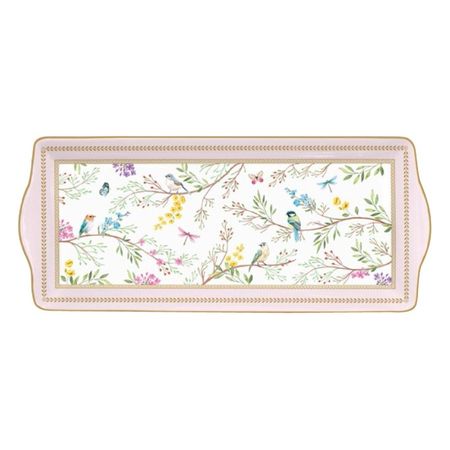 Блюдо прямоугольное Easy life Пение птиц 35х15 см