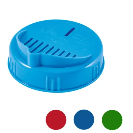 Крышка для слива винтовая Твист-Офф 100 мм пластик декоративные крышки для кранов jetting   из 10 шт красный синий