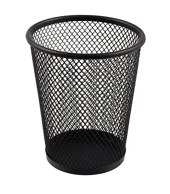 Стакан для пишущих принадлежностей, ведерко, металл, сетка, GoodMark