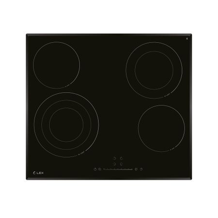 Варочная панель электрическая Lex EVH 642C BL 4 конфорки черная