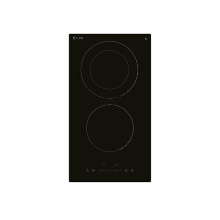 Варочная панель электрическая Lex EVH 321A BL 2 конфорки черная плита электрическая hotpoint ariston hs5v5phw 4 конфорки 50х60 см белая