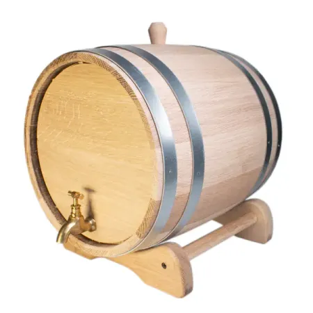 Бочка с краном 10 л круглая дуб цвет коричневый коньяк эгриси 6 лет грузия 0 5 л