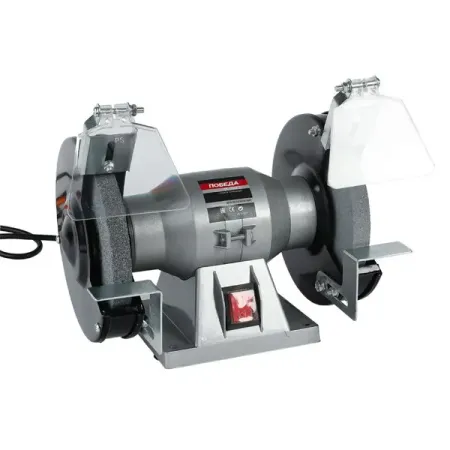 Станок точильный Победа СТ150/375, 375 Вт электрический ручной строгальный станок patuopro 18в