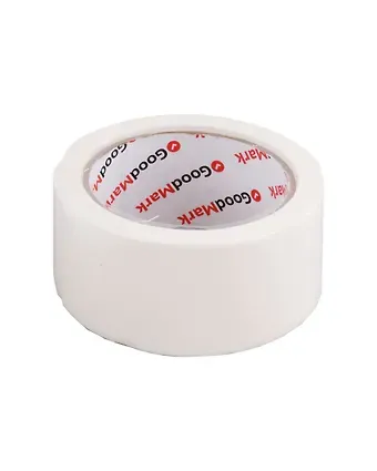 Лента клейкая 48мм*25м малярная, белая, GoodMark