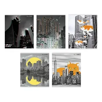 Тетрадь в клетку Listoff, 