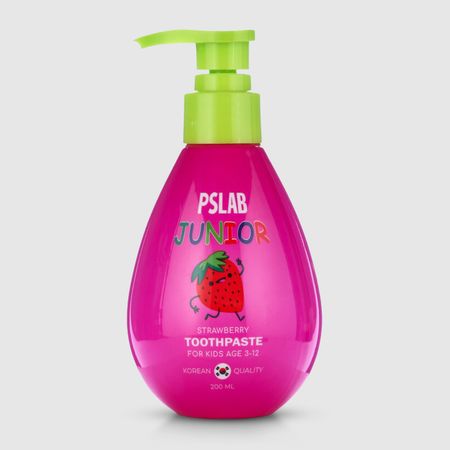 Паста зубная детская PSLAB Клубника 200 мл