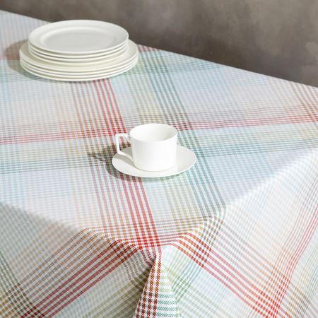 Скатерть Madras цк 145х145 азбука лоскутная