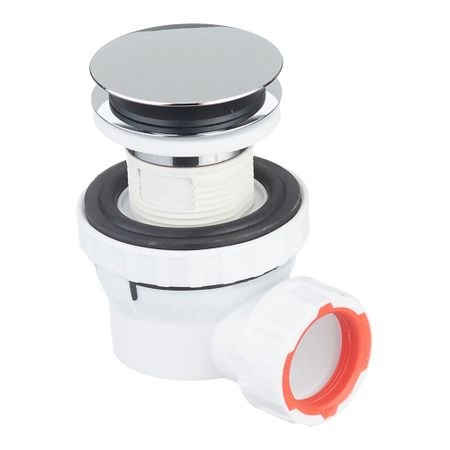 Сифон для раковины Wirquin Pro 1 1/4х32 мм с выпуском хром (30724230)