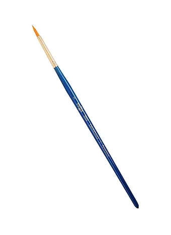 Кисть художественная Галерея, синтетика, круглая, короткая ручка №3, Гамма