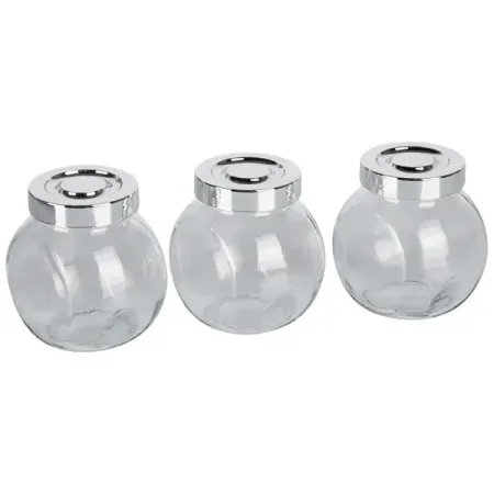 Набор емкостей для специй Delinia стекло цвет прозрачный 3 шт.