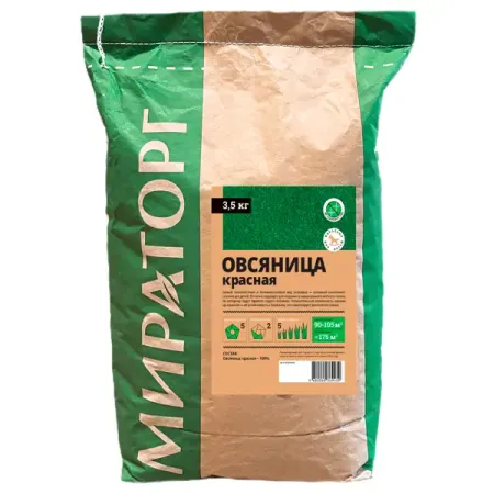 Семена для газона Мираторг Овсяница красная 3.5 кг