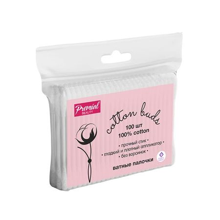 Палочки ватные Classic Premial/Премиал пакет 100шт