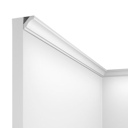 Плинтус потолочный из экополимера ударопрочный 20х20х2000 мм Artiva RT022