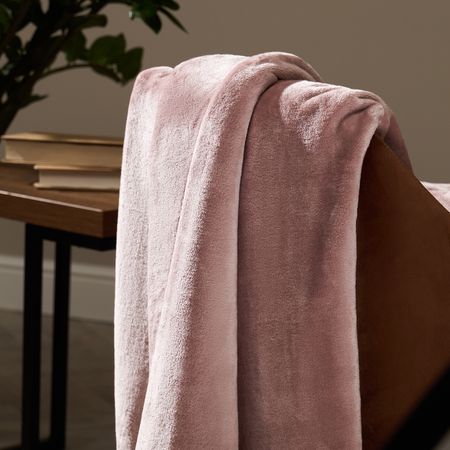 Плед Сверхмягкий/Supersoft, пыльная роза